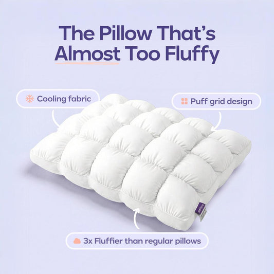 Cloud-shaped Puff Pillow