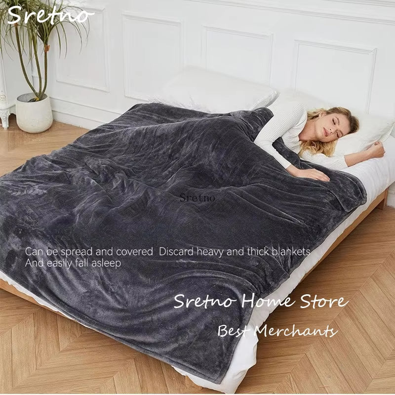 Heated Blanket Warm Body Heating Throw Electric Blanket Flannel Double Sofa Electric Blanket