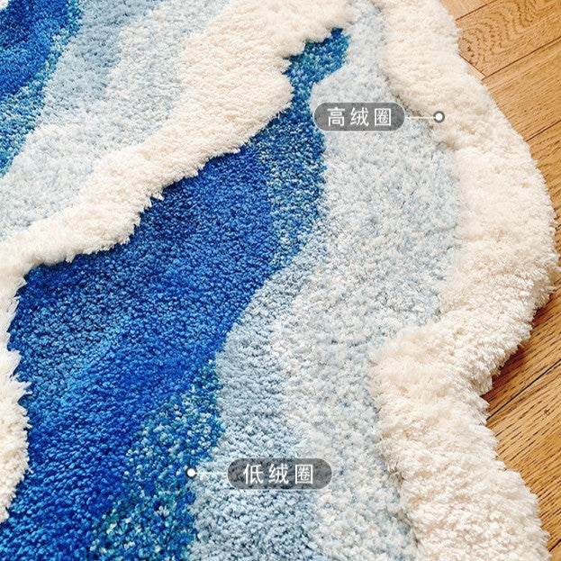 Bedside blanket foot pad floor mat