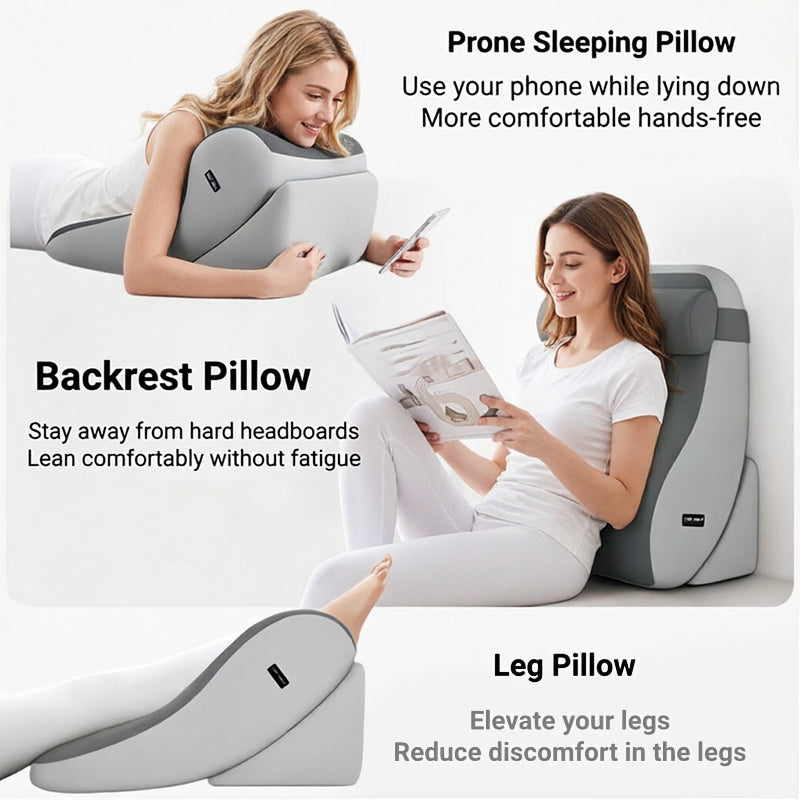 Large Memory Foam Reading Pillow