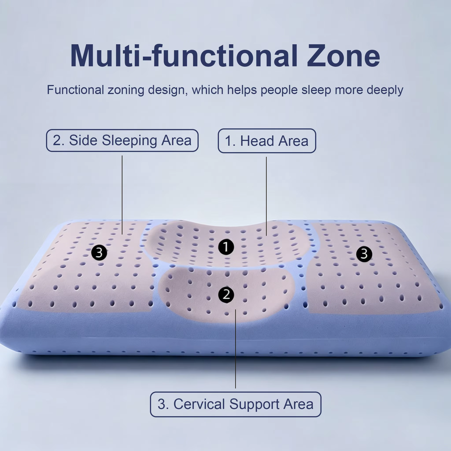 Ergonomic Memory Foam Cervical Pillow