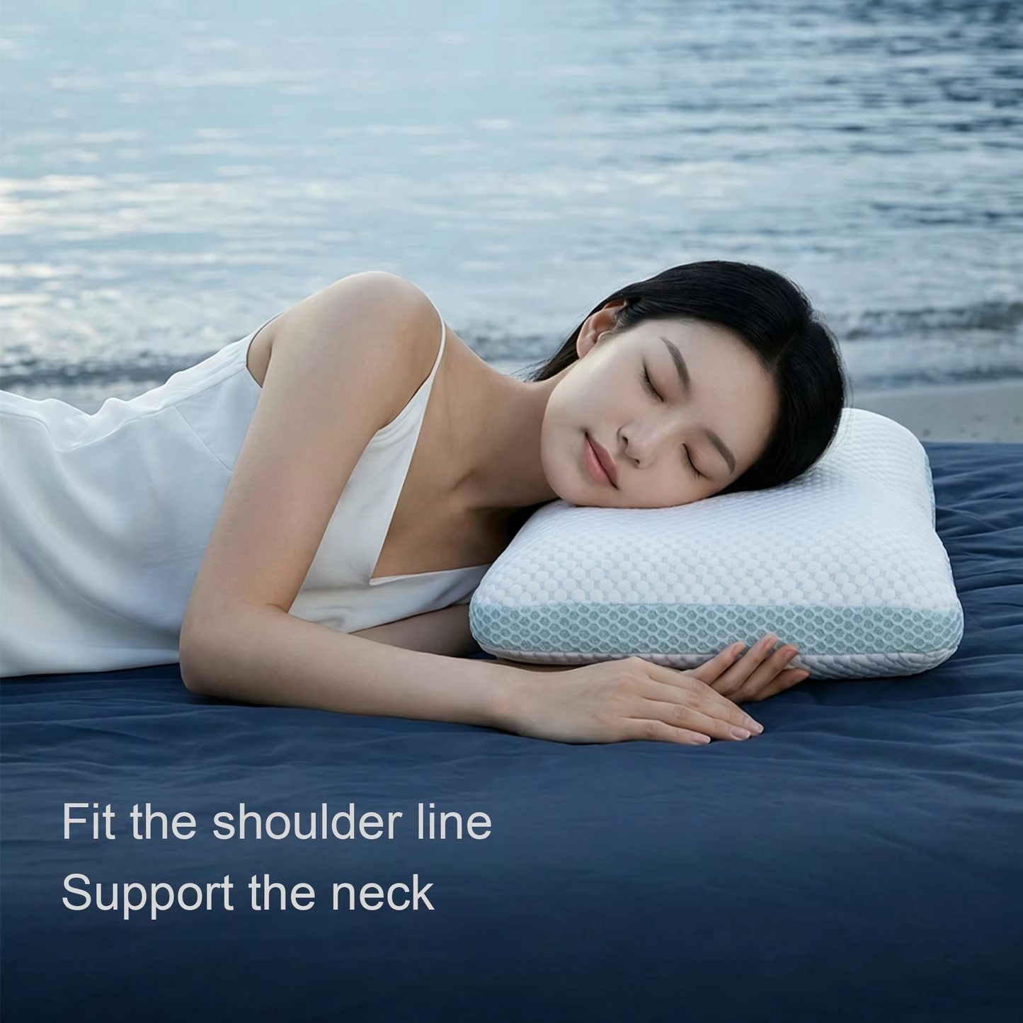 Ergonomic Memory Foam Cervical Pillow